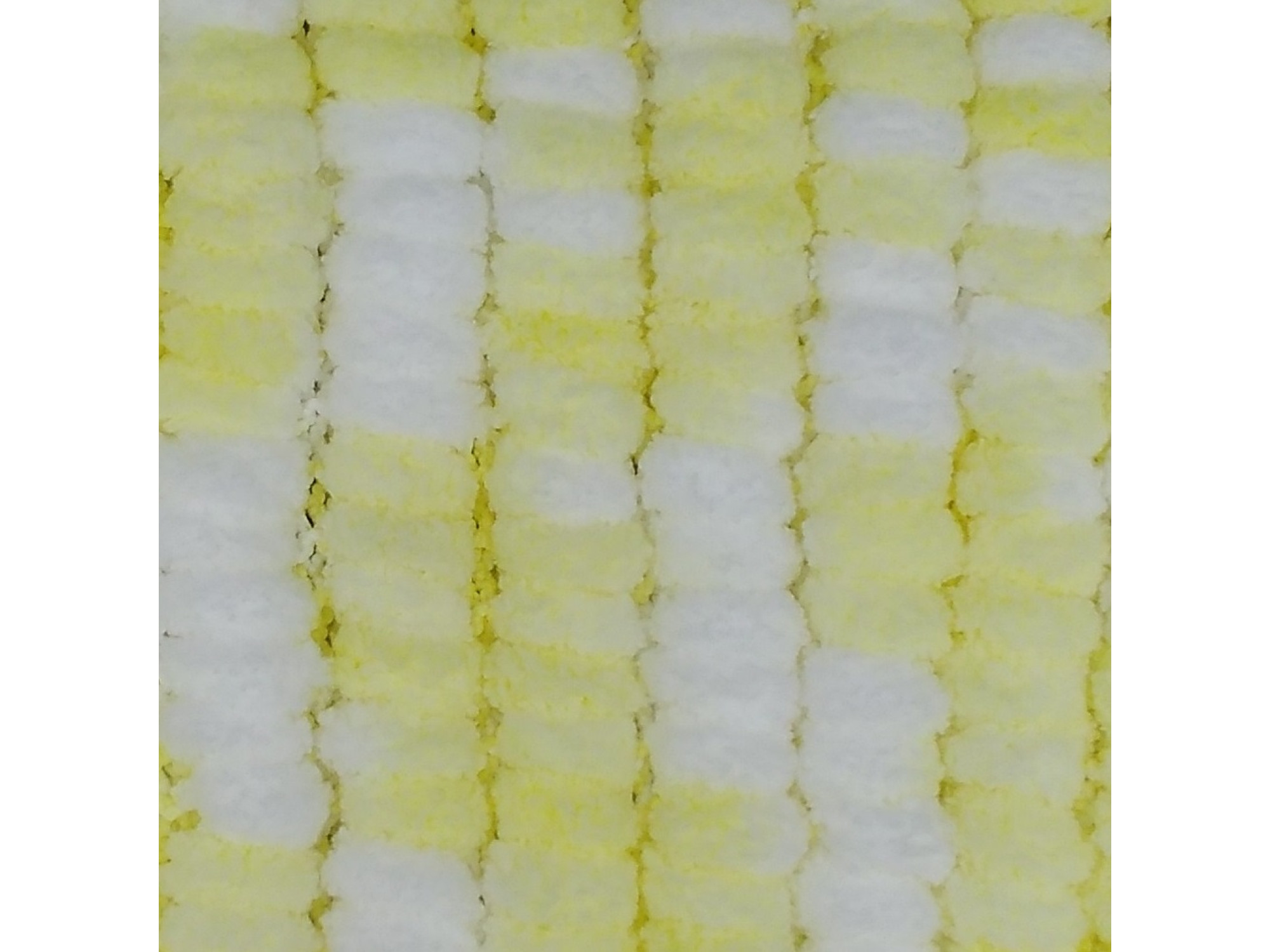 Zarela Baby Pom Pom Yarn 200g 07 WhiteYellow